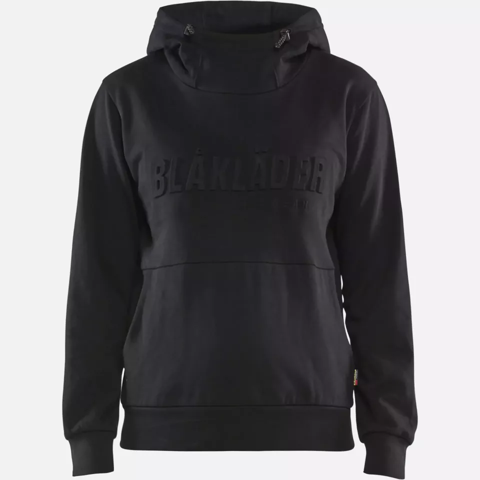 Blaklader 356011589900, 3D Women's Hooded Sweatshirt, Black, image 1, gallery thumbnail