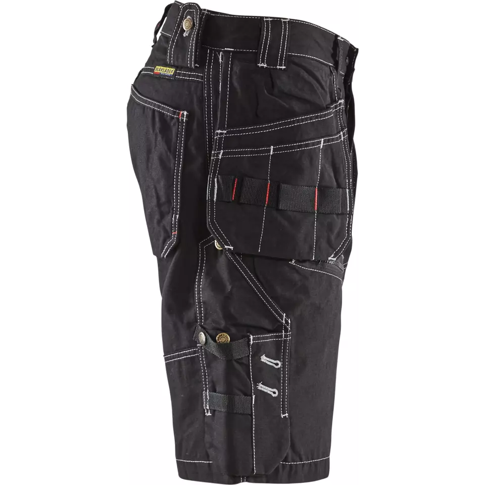 Blaklader 150213109900, Craftsman Shorts, Black, image 2, gallery thumbnail