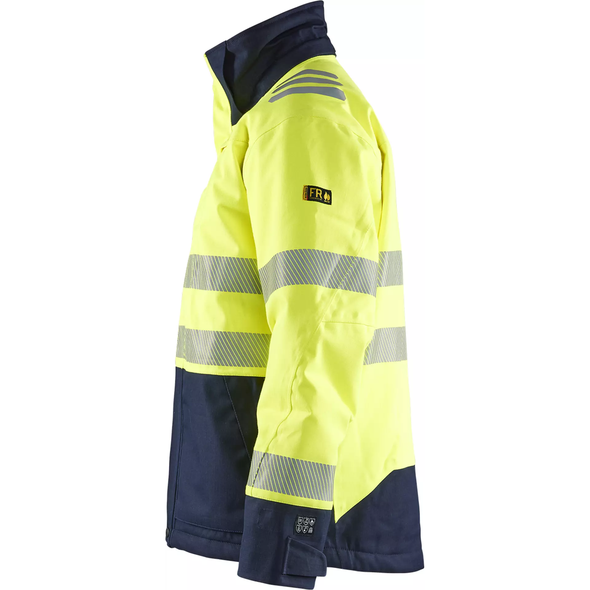 Blåkläder 451715343389, Multinorm Winter Jacket, Yellow/Navy, image 3