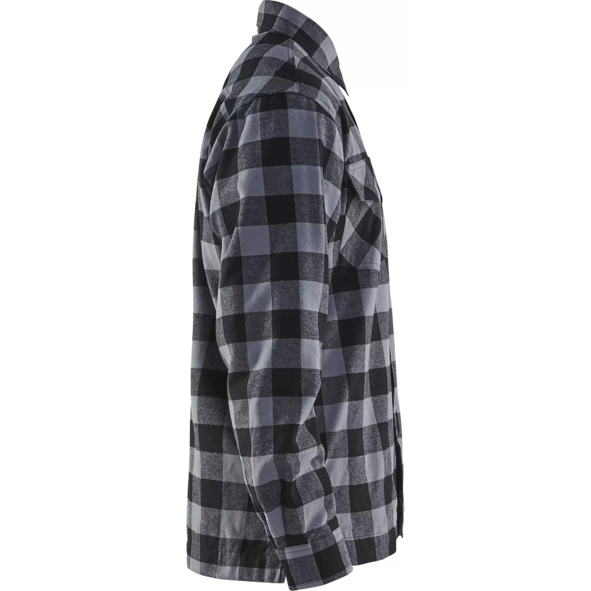 Blaklader 322511319799, Lined Flannel Shirt, Dark Grey/Black, image 2