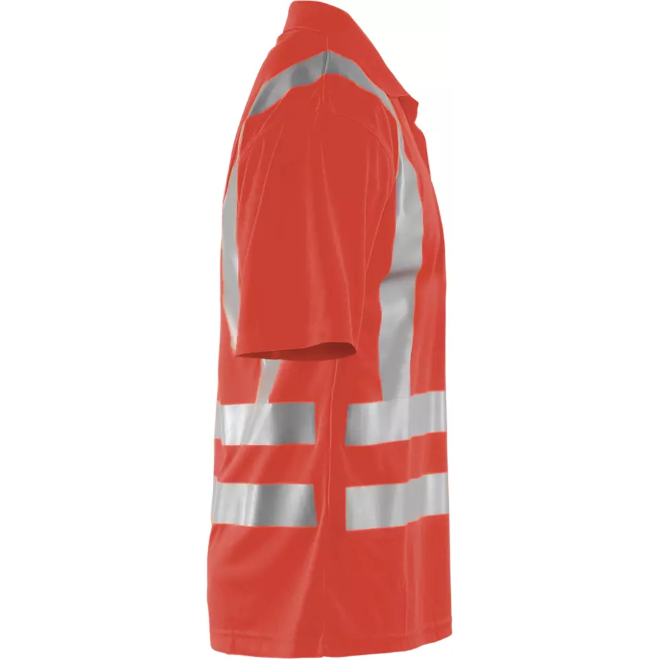 Blåkläder 339110115500, High Vis UV Protection Polo Shirt, Red, image 2, gallery thumbnail