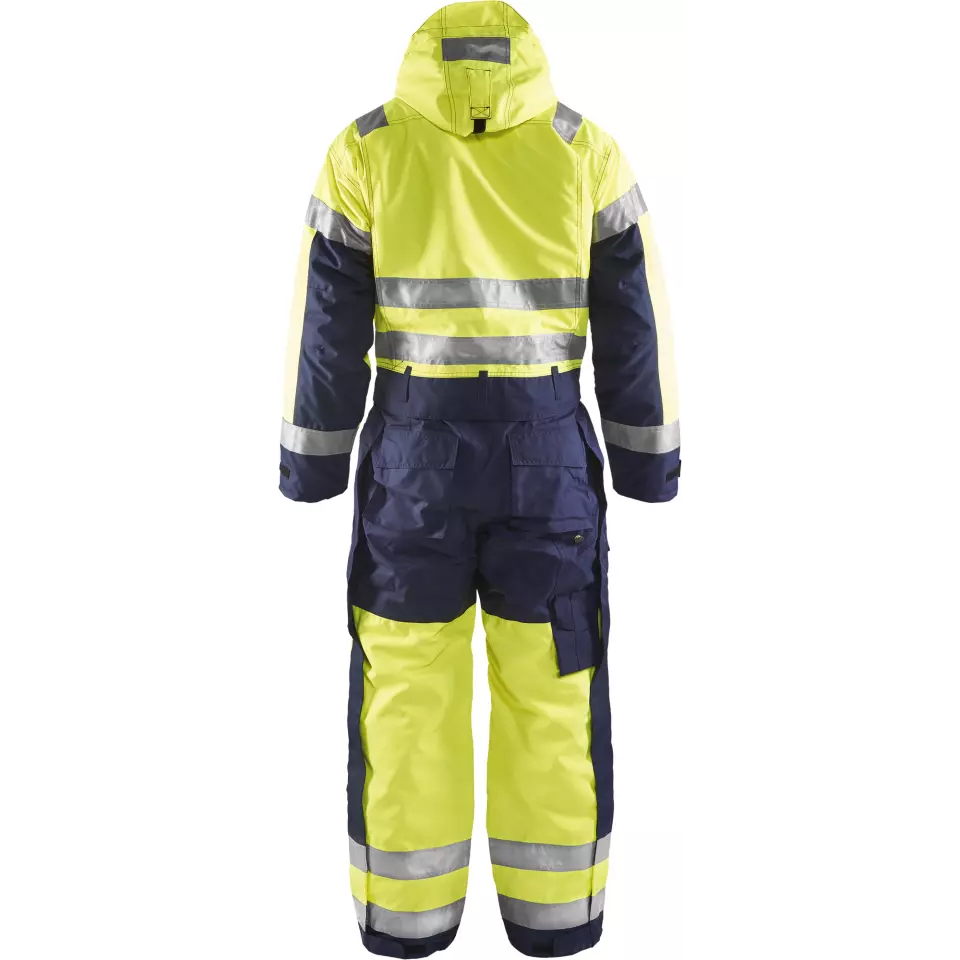 Blaklader 676319773389, High Vis Winter Coverall, Yellow/Navy, image 4, gallery thumbnail