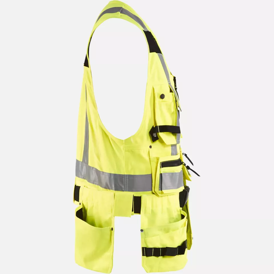 Blaklader 303218043300, High Vis Tool Vest, Yellow, image 2, gallery thumbnail