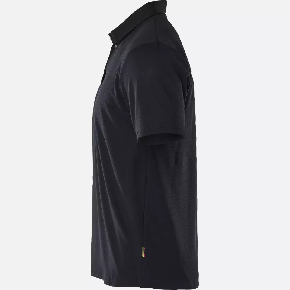 Blaklader 341611269900, Functional UV Protection Polo Shirt, Black, image 3, gallery thumbnail
