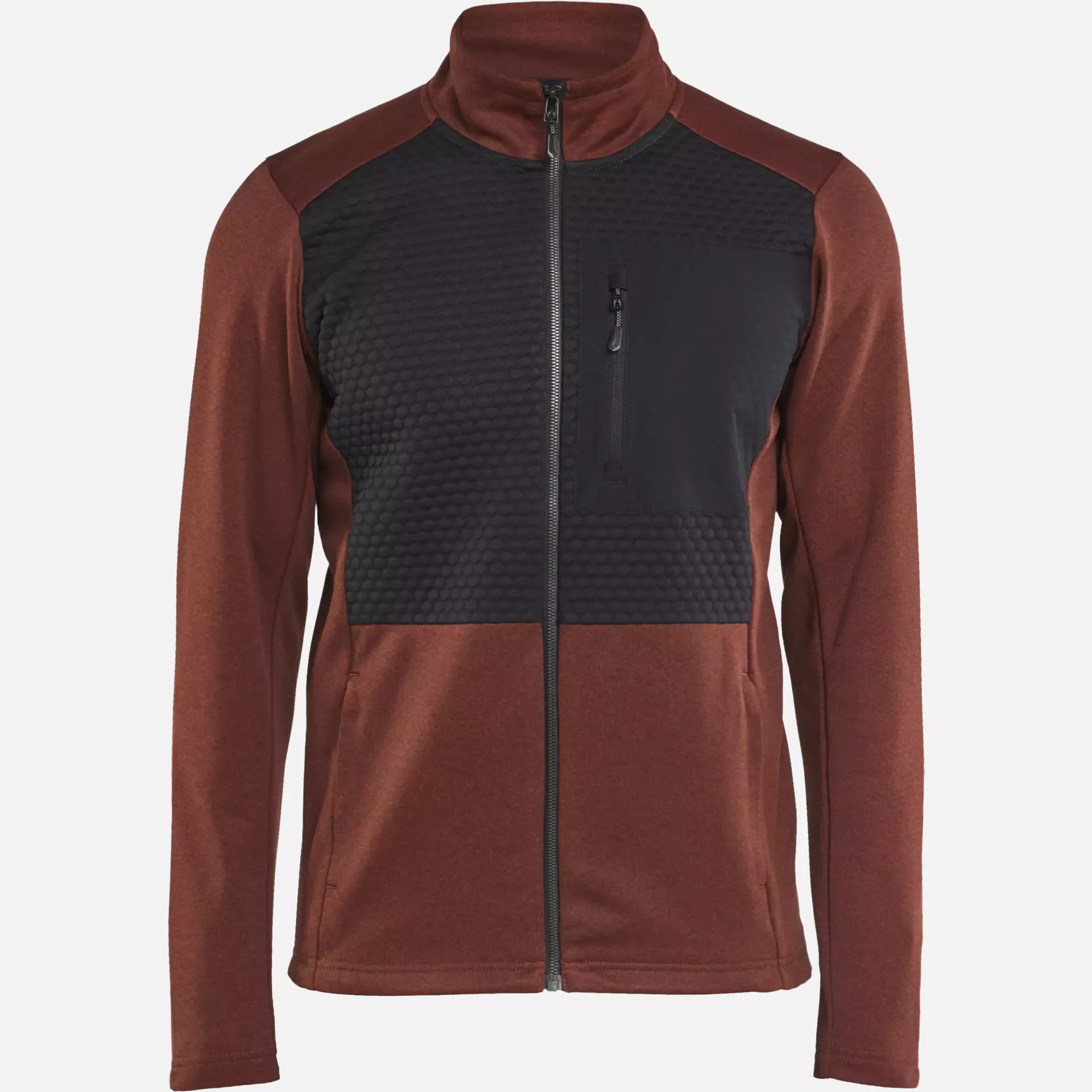 Blaklader 354825335999, Full Zip Sweatshirt, Rust Red/Black, image 1