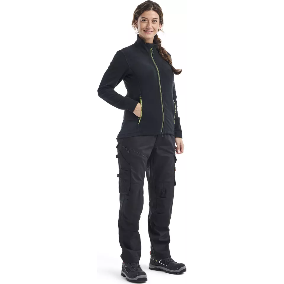 Blaklader 476610109933, Damen Microfleece-Jacke, Schwarz/Gelb, image 5, gallery thumbnail