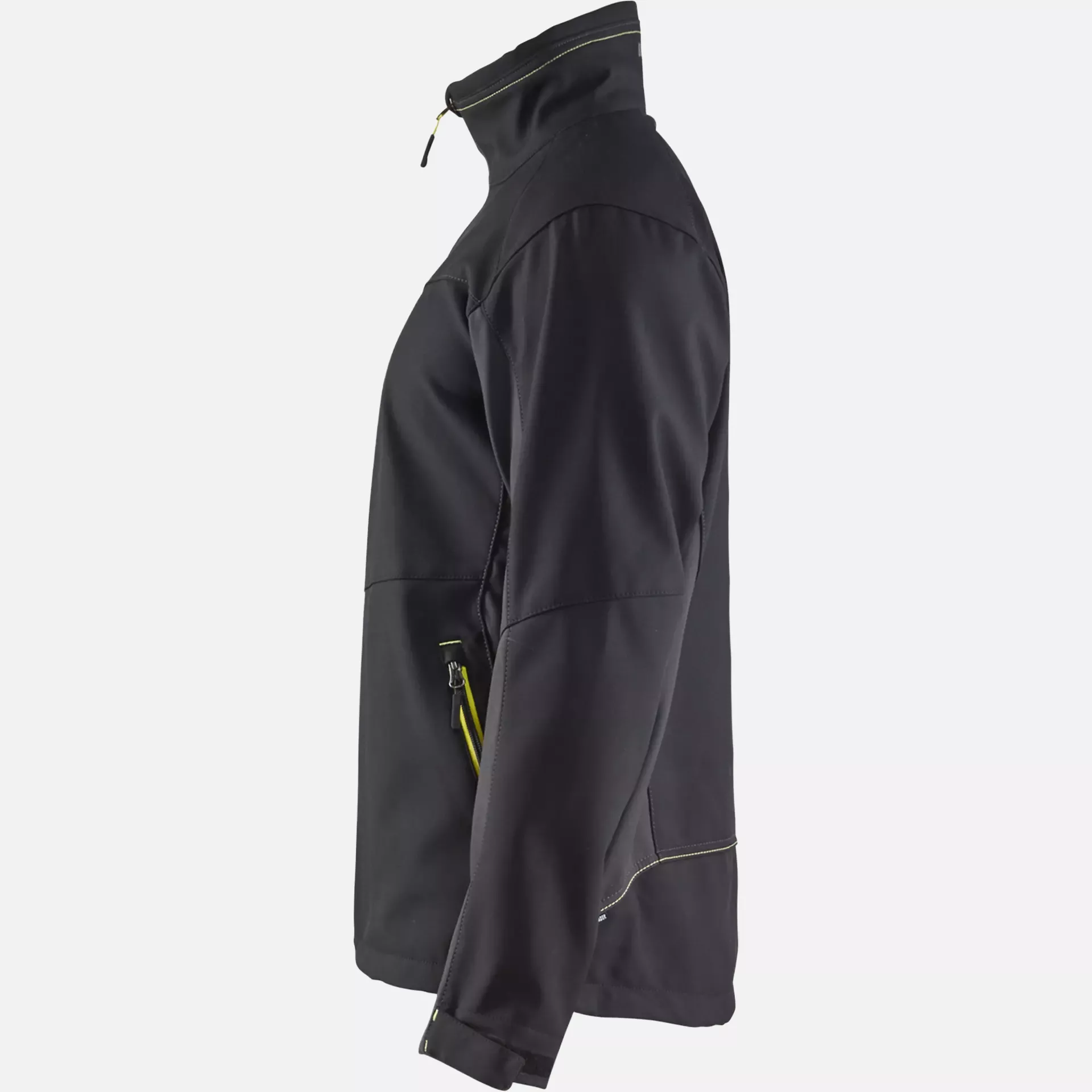 Blaklader 495025169933, Softshell Jacket, Black/Yellow, image 3
