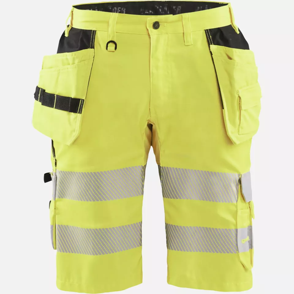 Blaklader 158618113300, High Vis Stretch Shorts, Yellow, image 1, gallery thumbnail