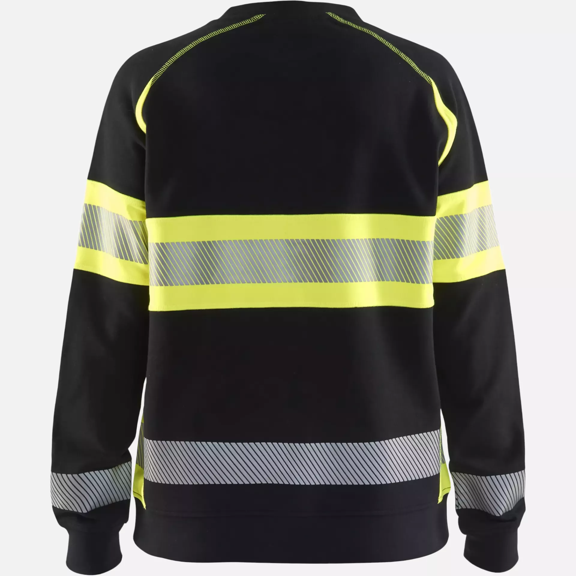 Blaklader 340911589933, High Vis Women's Sweatshirt, Black/Yellow, image 4