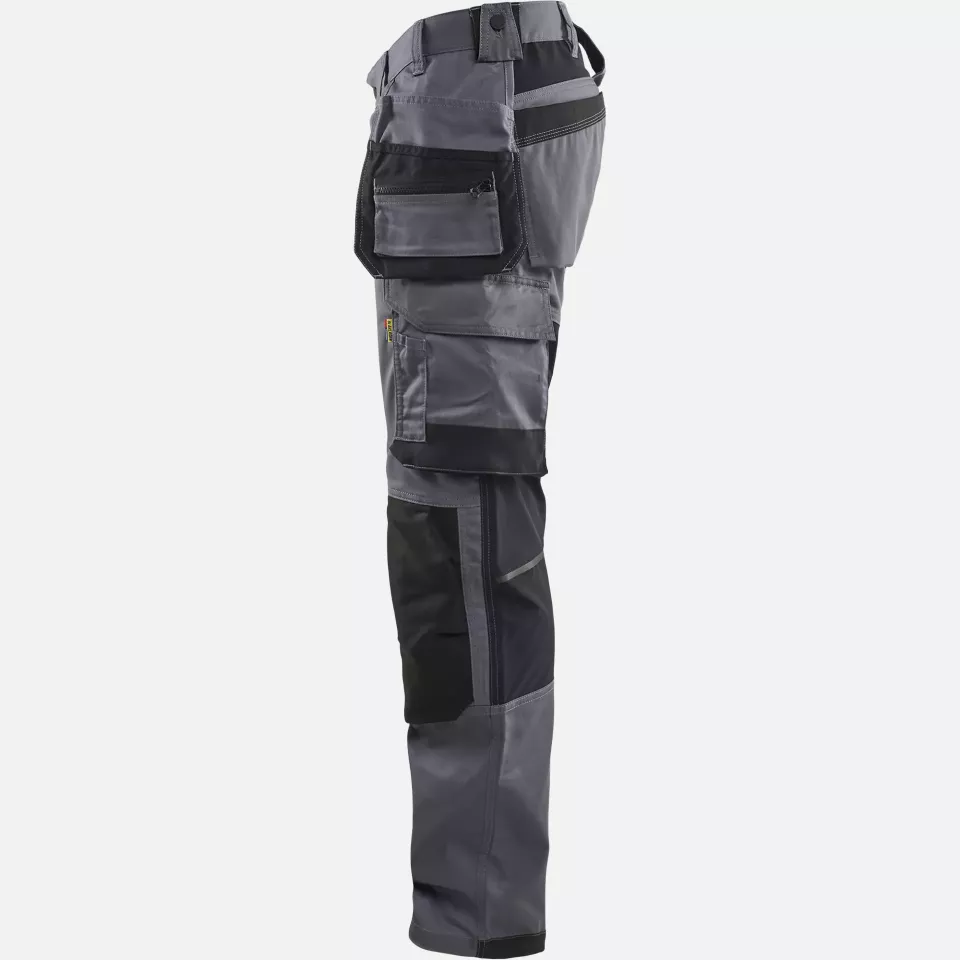 Blaklader 175018329600, Stretch Craftsman Work Trousers, Medium Grey, image 3, gallery thumbnail