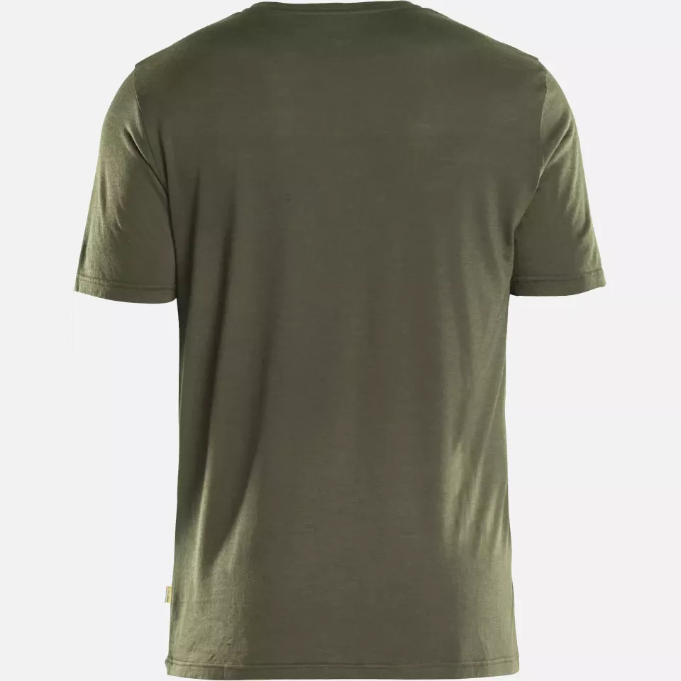 Blaklader 353617434209, Merinowolle T-Shirt, Waldgrün, image 4, gallery thumbnail