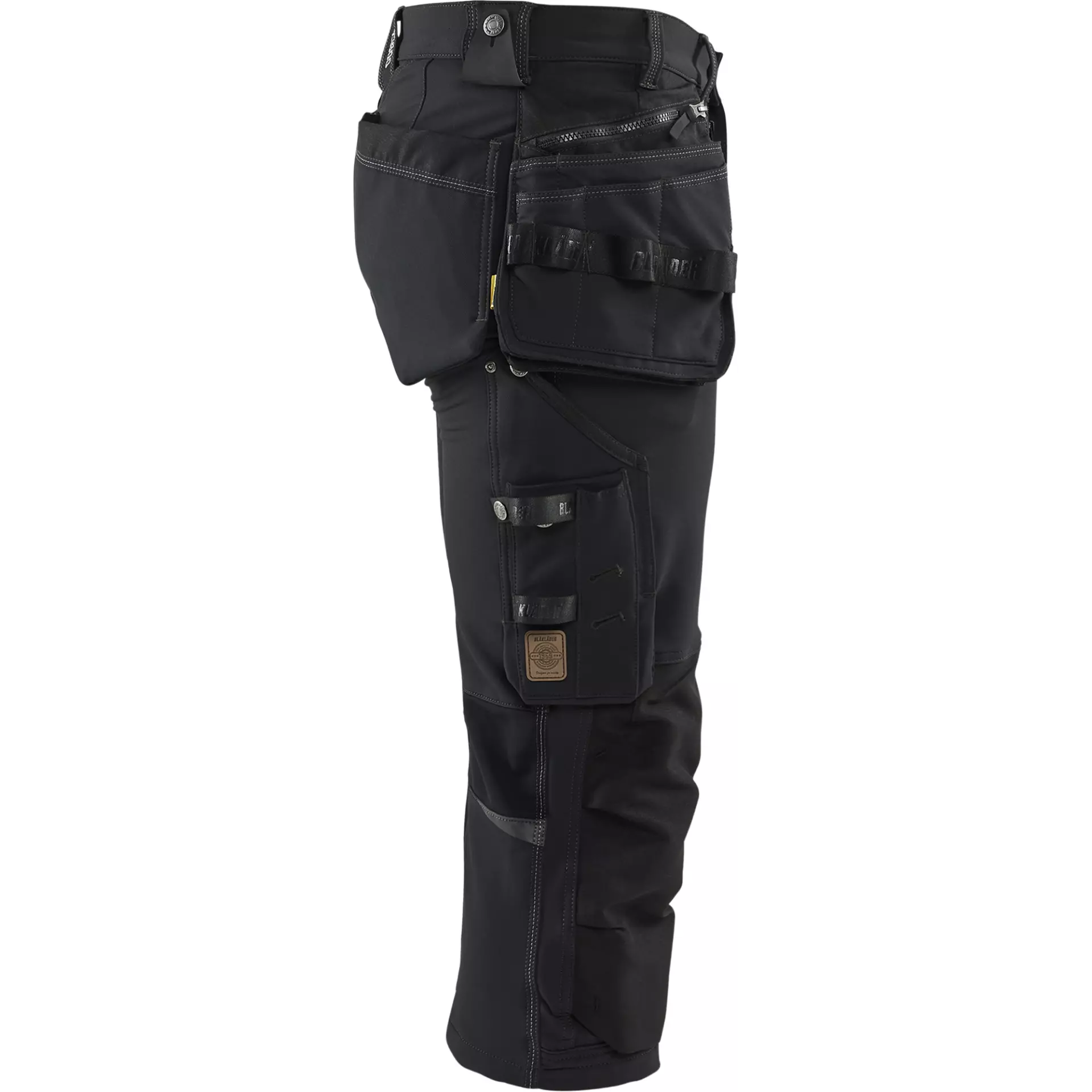 Blåkläder 179716449900, 4-Way Stretch Craftsman Pirate Shorts, Black, image 2