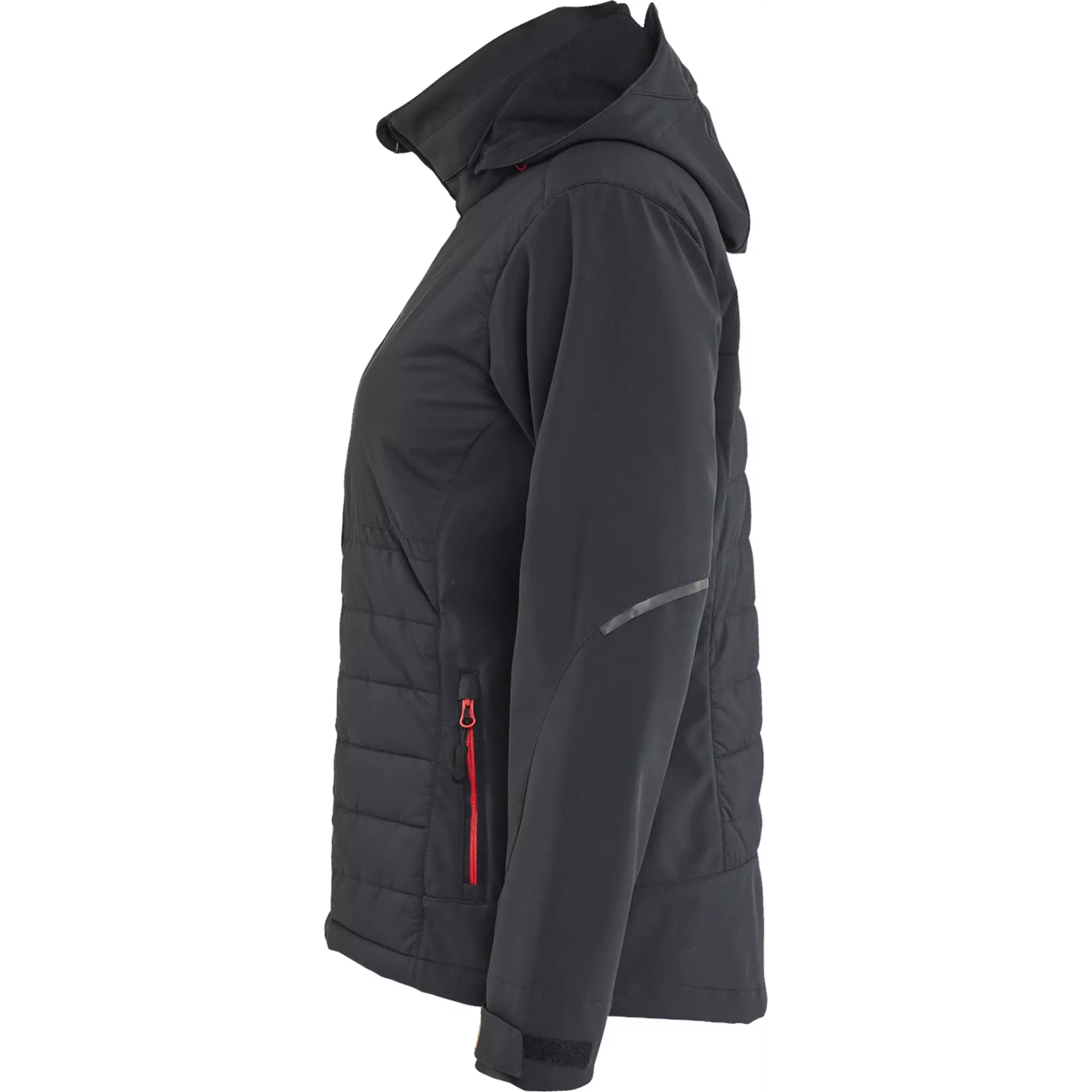 Blåkläder 473325139956, Women's Hybrid Jacket, Black/Red, image 3