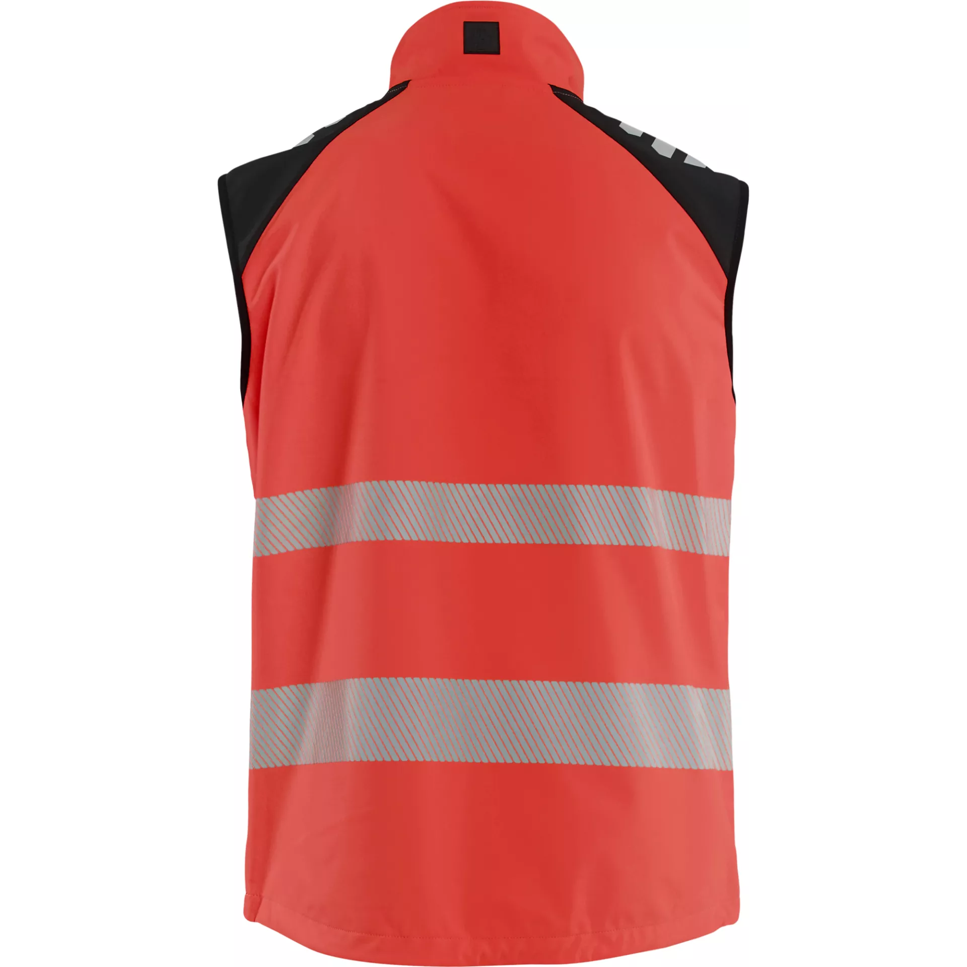Blaklader 309125135599, Hi-Vis Softshell Vest, High Vis Red/Black, image 4