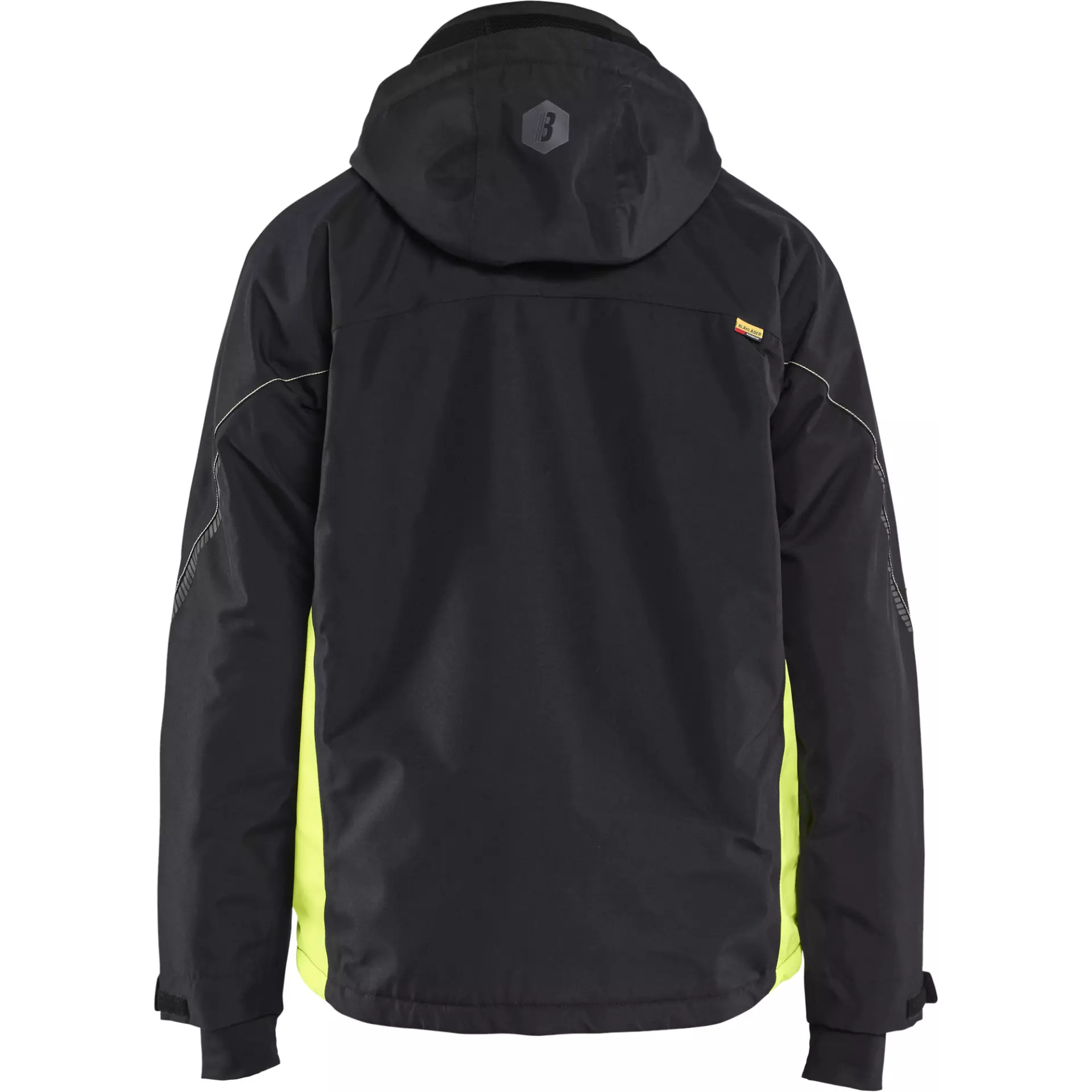 Blåkläder 489019779933, Lined Lightweight Winter Jacket, Black/Yellow, image 4