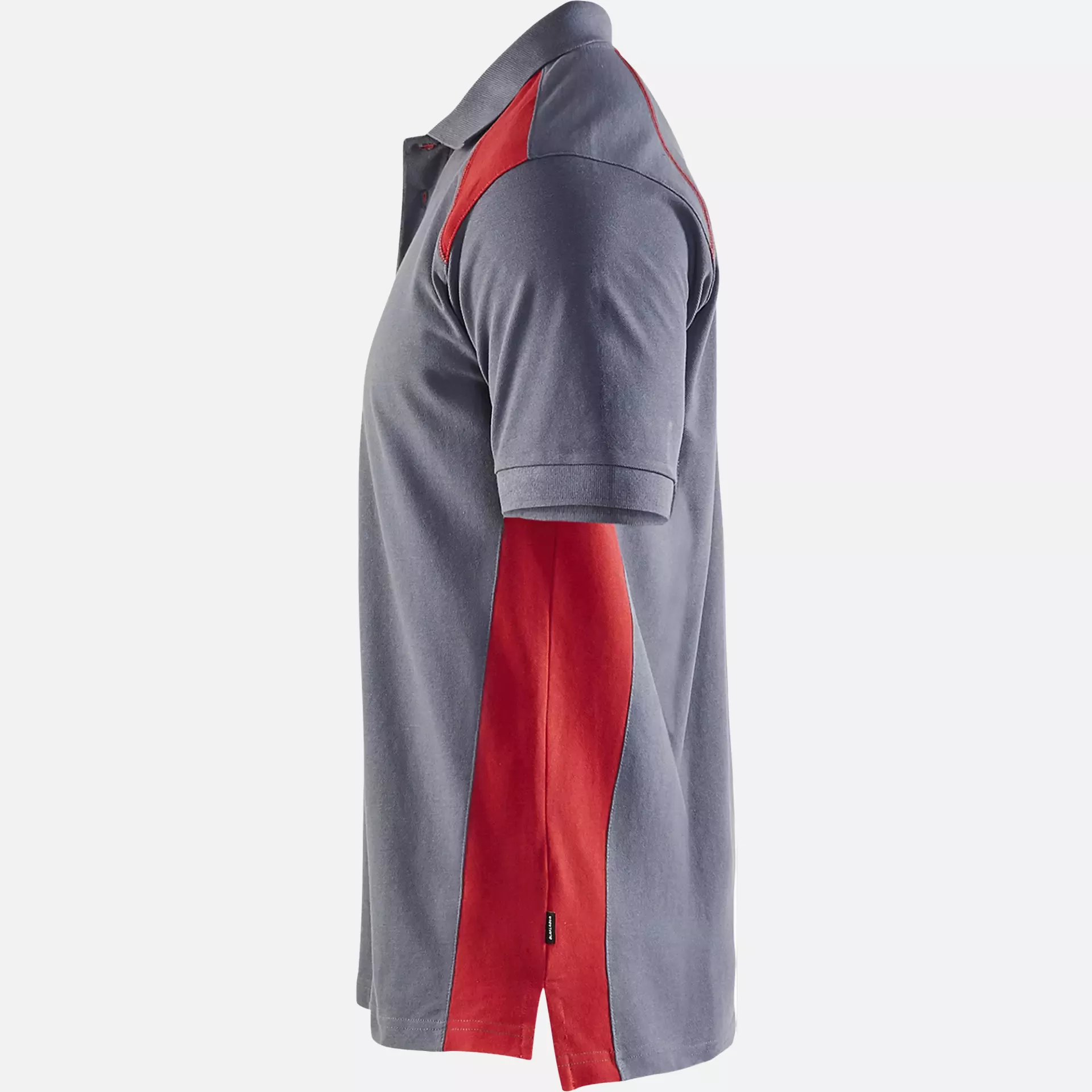 Blaklader 332410509456, Polo Shirt, Grey/Red, image 3