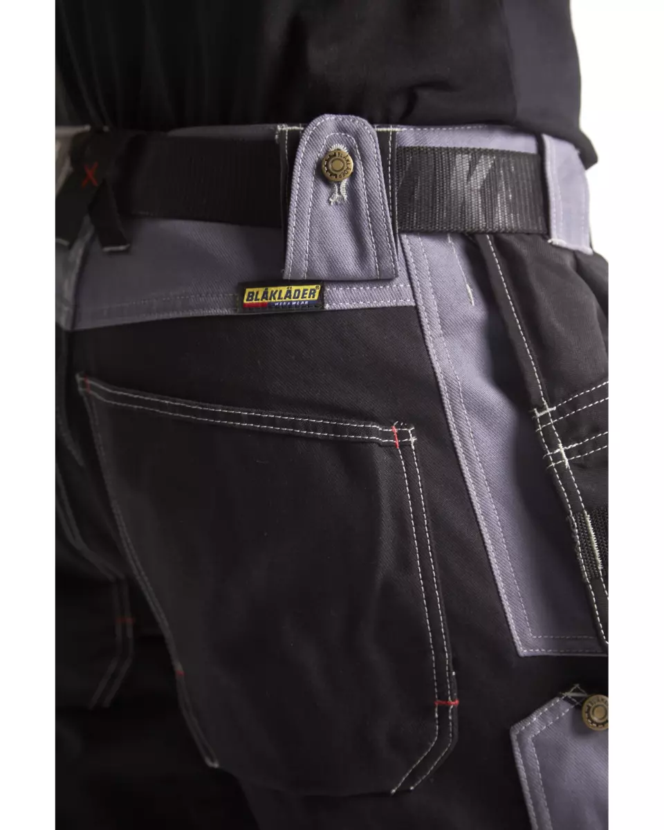 Blaklader 150013709499, Craftsman Work Trousers, Grey/Black, image 7, gallery thumbnail