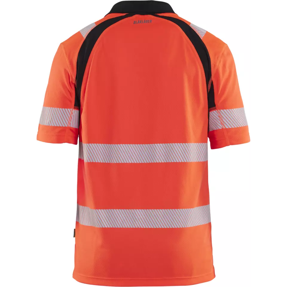 Blaklader 359510135599, High Vis UV Schutz Polo Shirt, Rot/Schwarz, image 4, gallery thumbnail