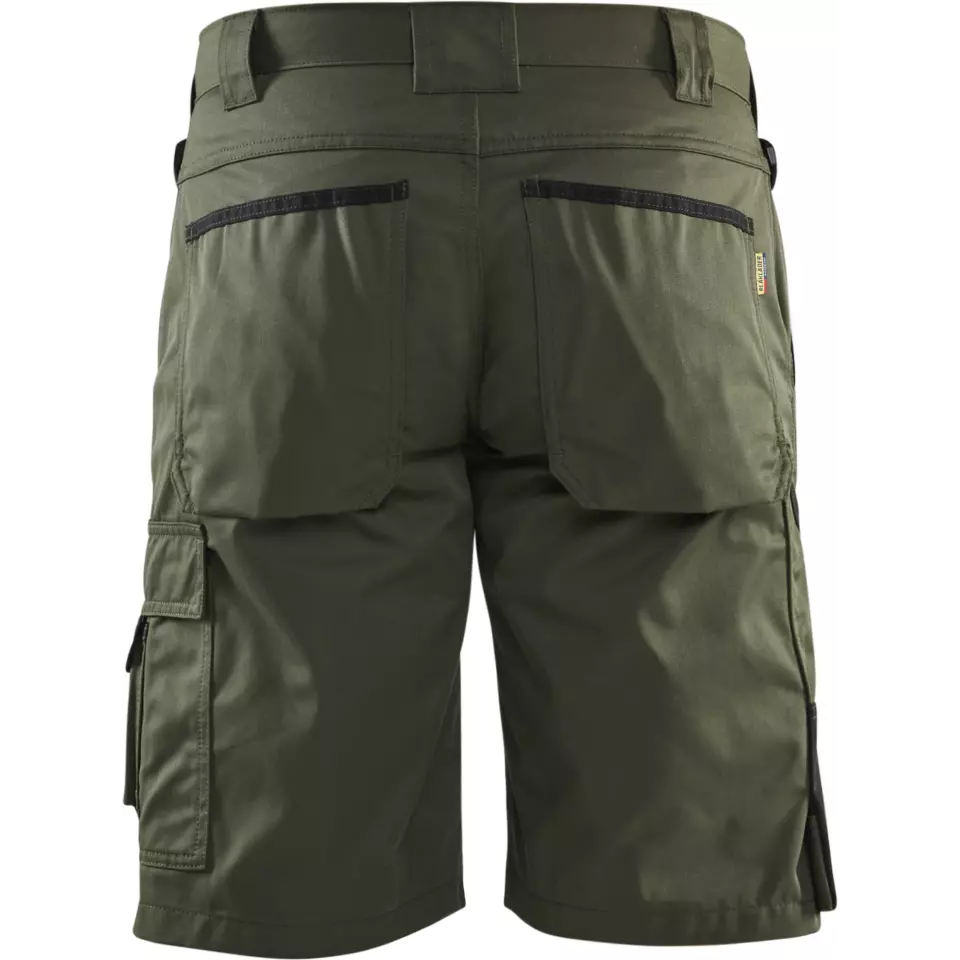 Blaklader 146418354600, Garden Shorts, Army Green, image 4, gallery thumbnail