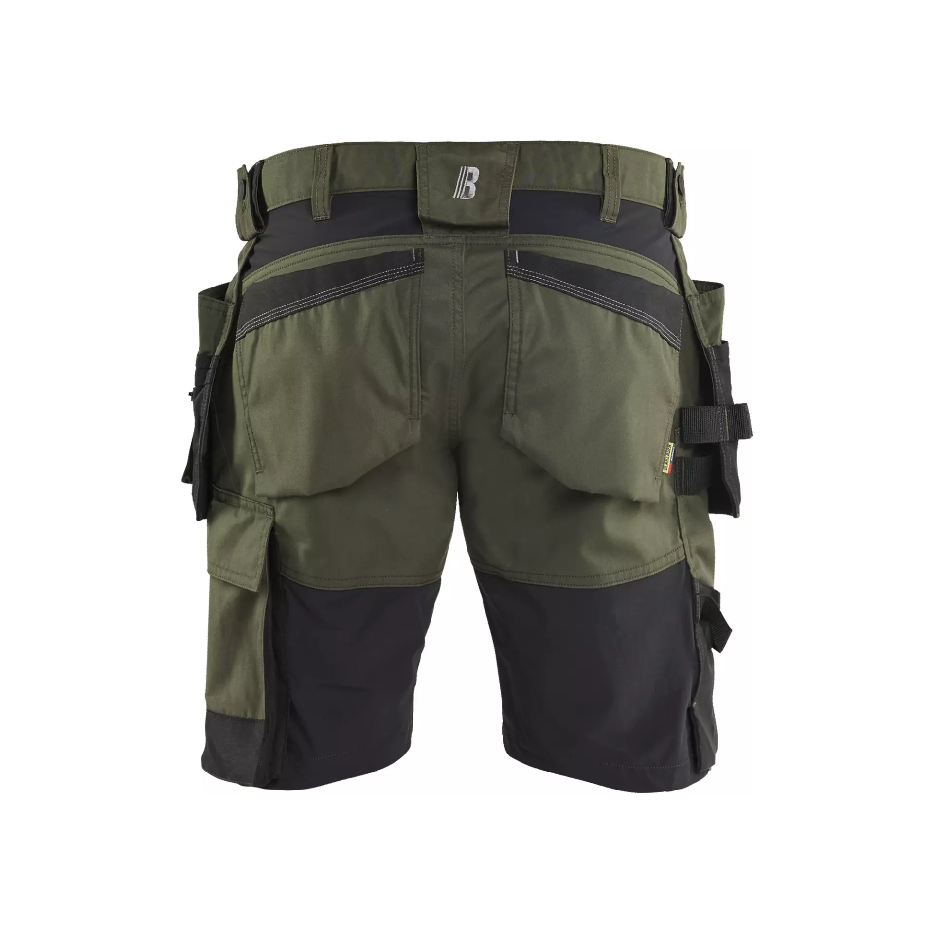 Blåkläder 175218324298, Stretch Handwerker Shorts, Waldgrün/Schwarz, image 2