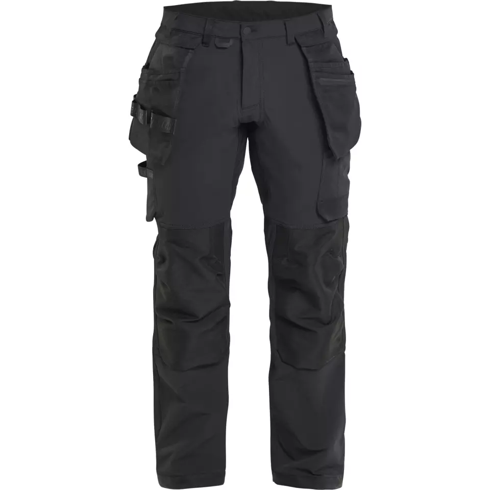 Blåkläder 172016459900, 4-Way Stretch Craftsman Work Trousers, Black, image 1, gallery thumbnail