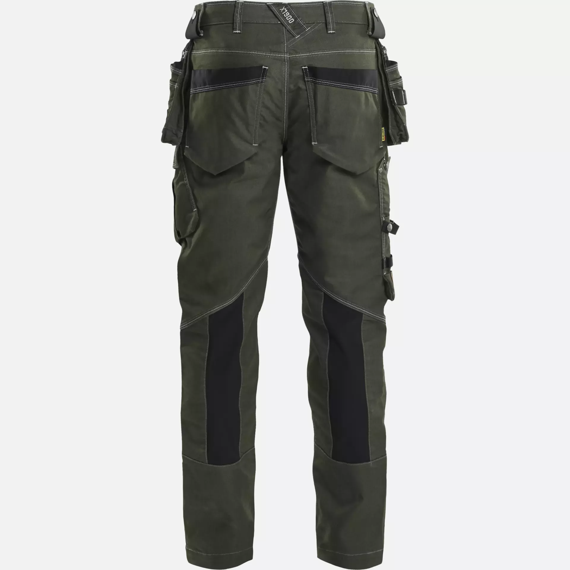 Blaklader 199011414298, X1900 Stretch Handwerker Arbeitshose, Waldgrün/Schwarz, image 4