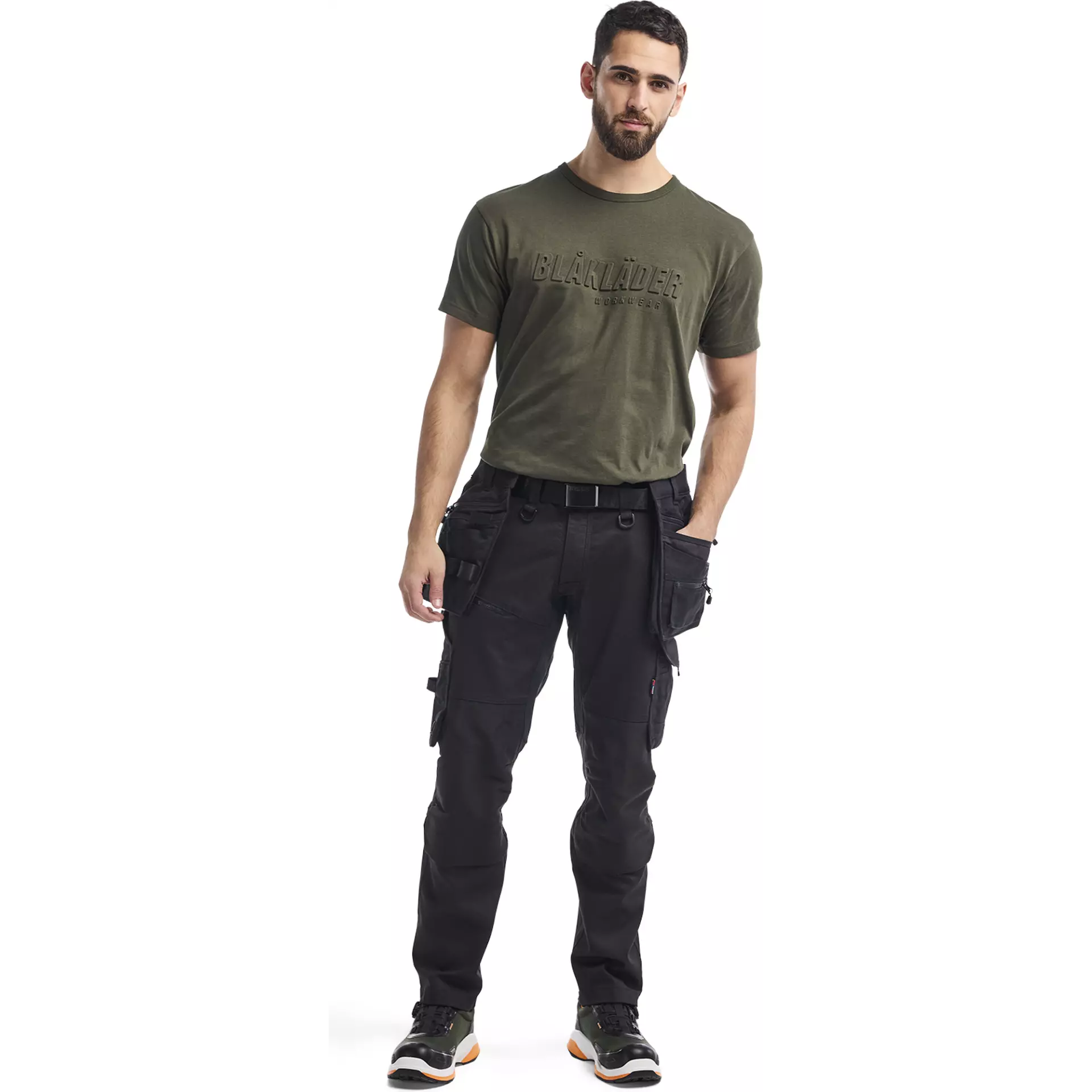 Blåkläder 197011499999, STRIKER Stretch Handwerker Arbeitshose, Schwarz/Schwarz, image 5