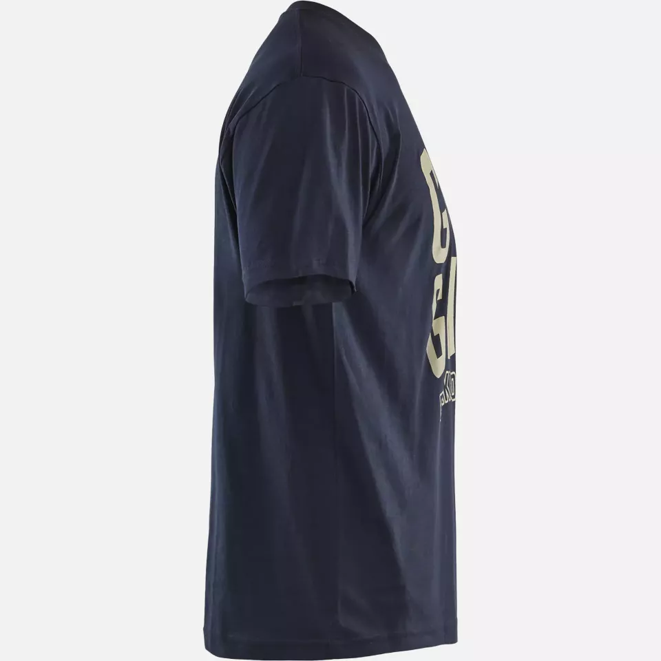 Blaklader 942110428600, Grit and Grind T-Shirt, Dark Navy, image 2, gallery thumbnail