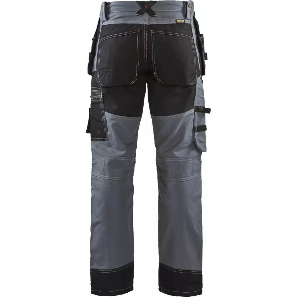 Blaklader 150013709499, Craftsman Work Trousers, Grey/Black, image 4, gallery thumbnail