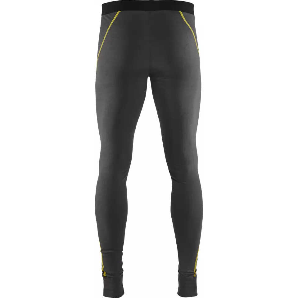 Blaklader 184417349835, XLIGHT Merinowolle Unterhose, Dunkelgrau/Gelb, image 4, gallery thumbnail