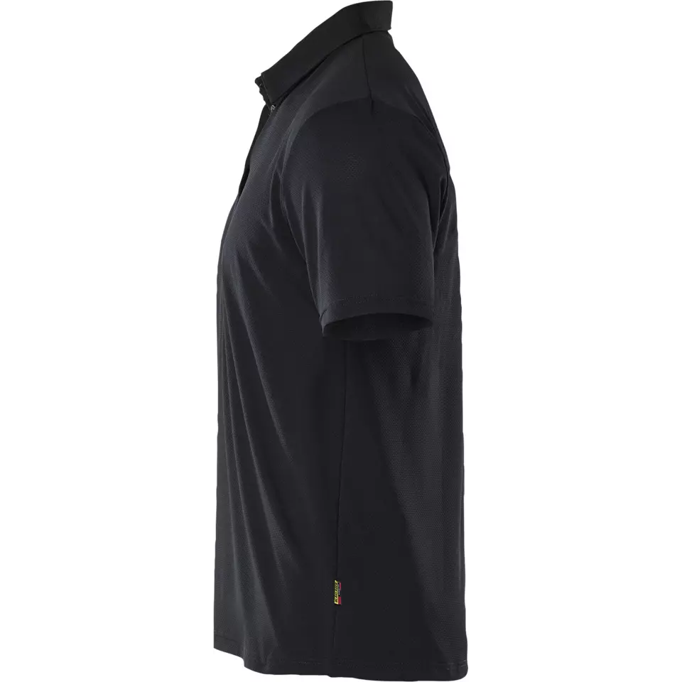 Blåkläder 341611269900, Functional UV Protection Polo Shirt, Black, image 3, gallery thumbnail