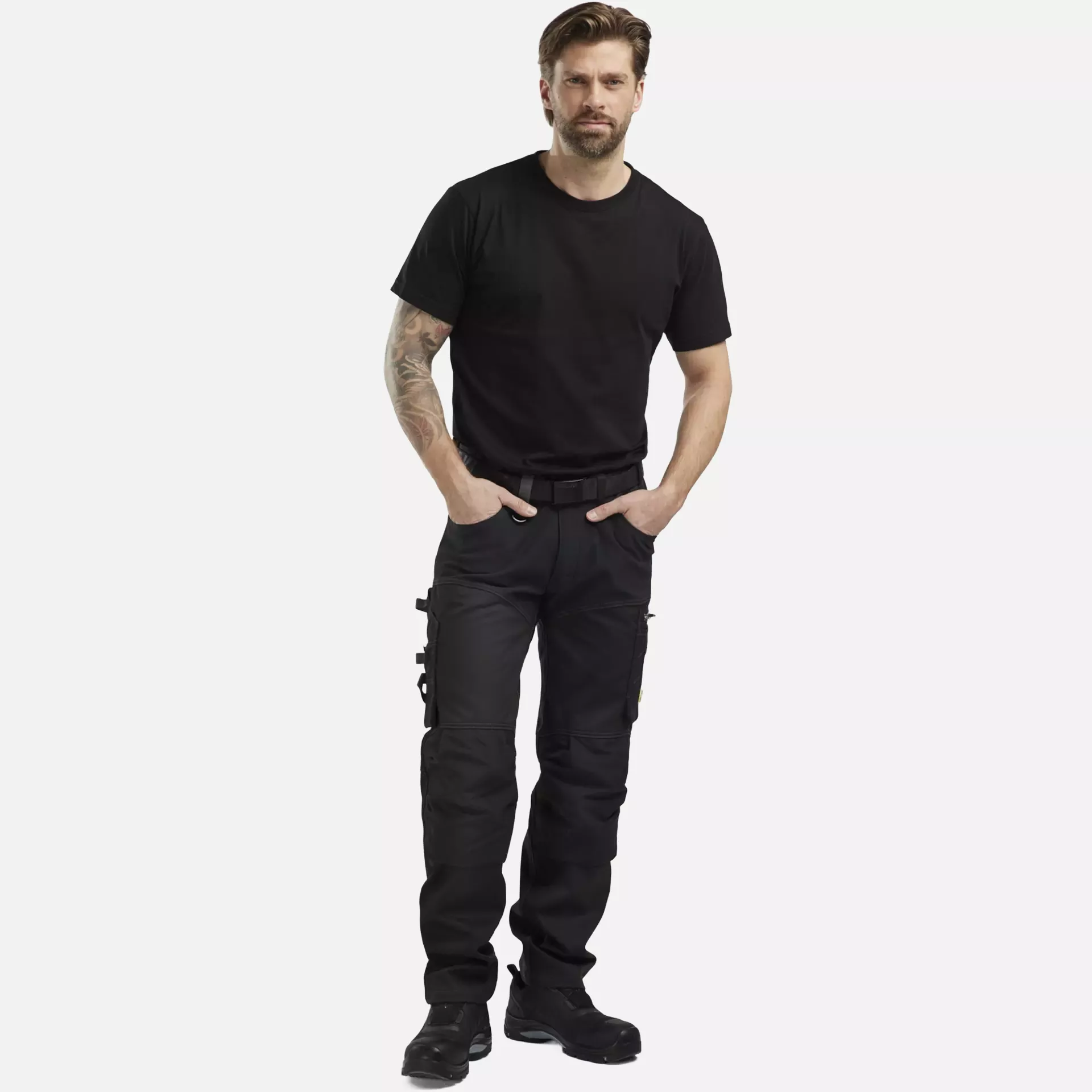 Blaklader 179918609900, Stretch Craftsman Work Trousers, Black, image 6