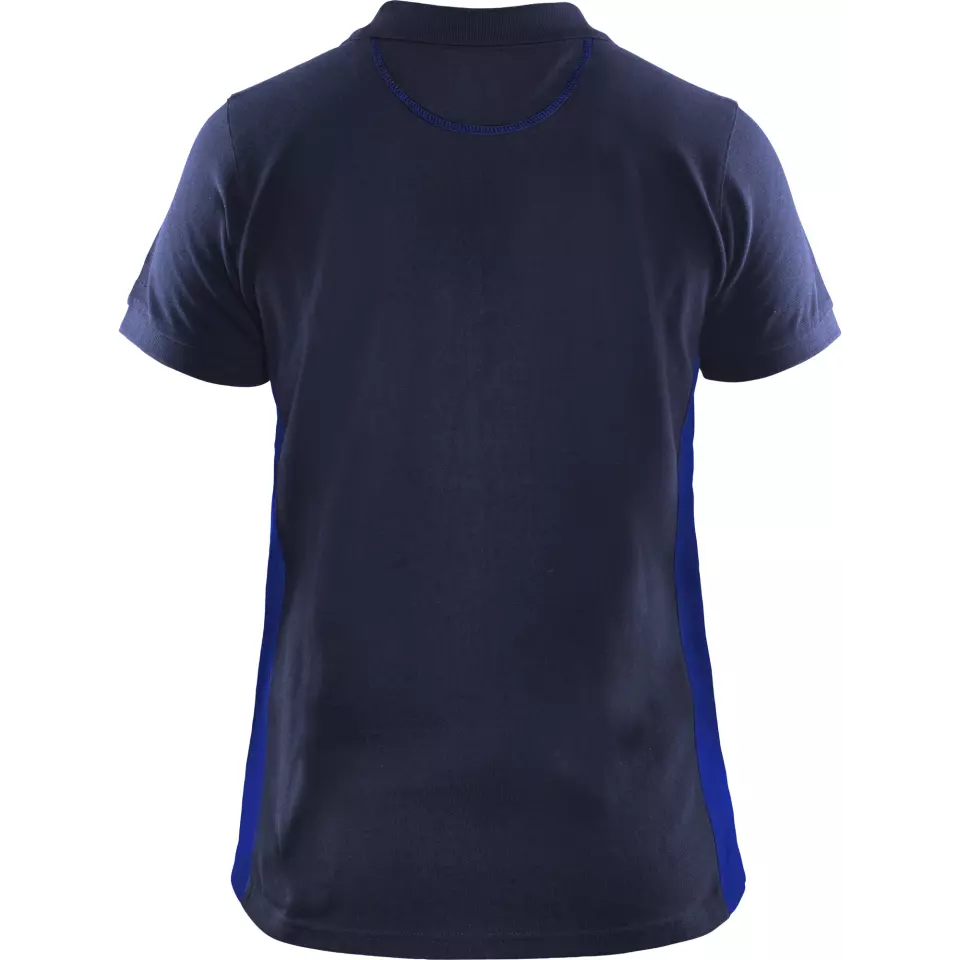 Blåkläder 339010508985, Ladies Polo Shirt, Navy/Royal Blue, image 4, gallery thumbnail