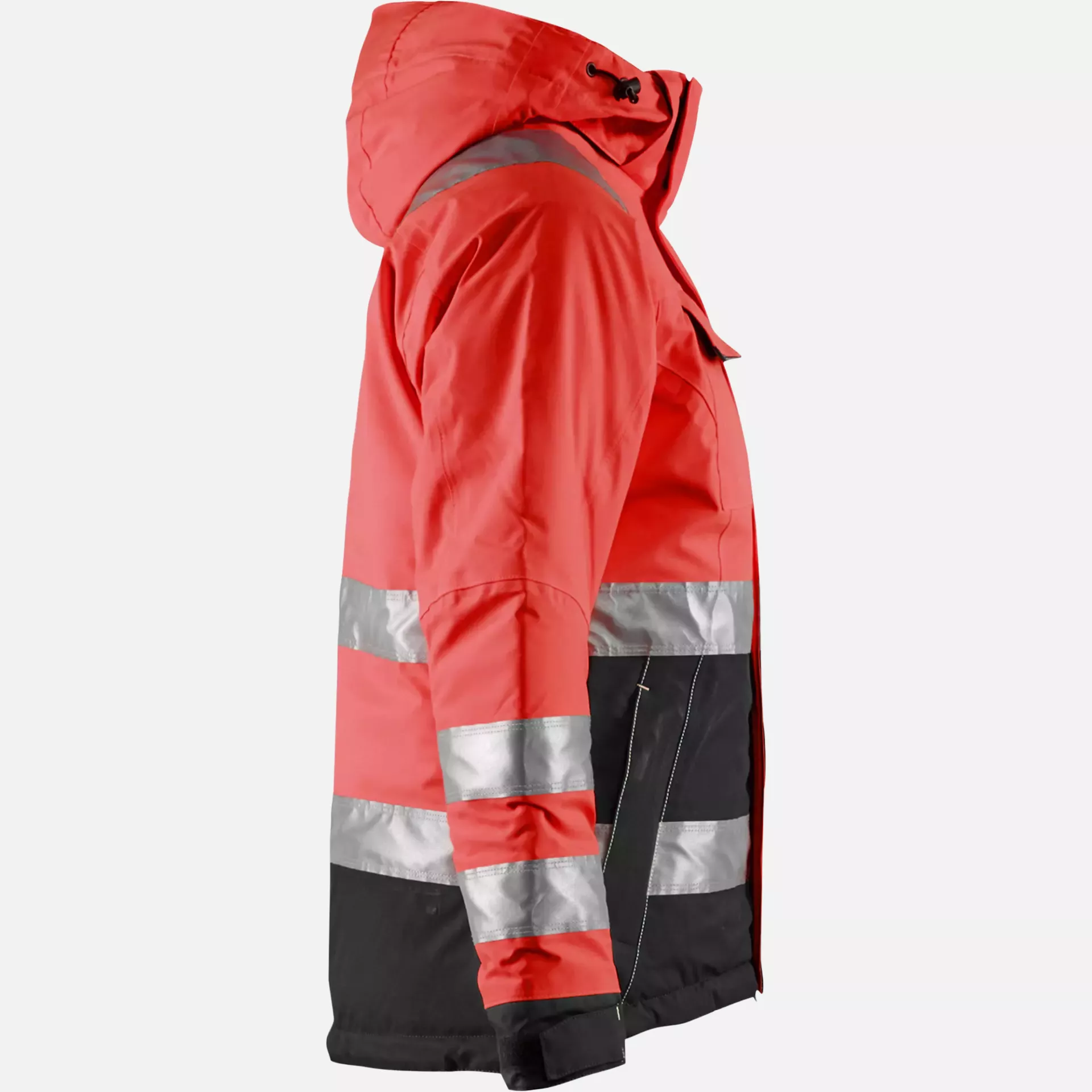 Blaklader 487219875599, High Vis Ladies Winter Jacket, Red/Black, image 2