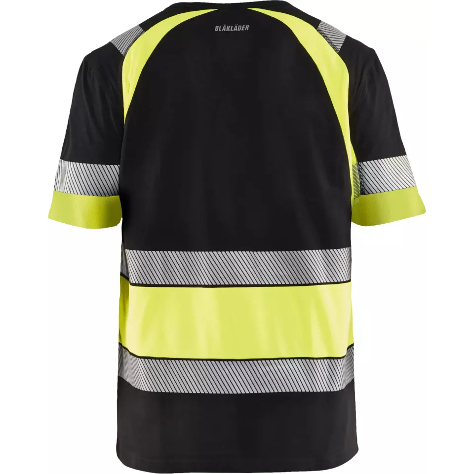 Blåkläder 342110309933, High Vis T-Shirt, Black/Yellow, image 4, gallery thumbnail