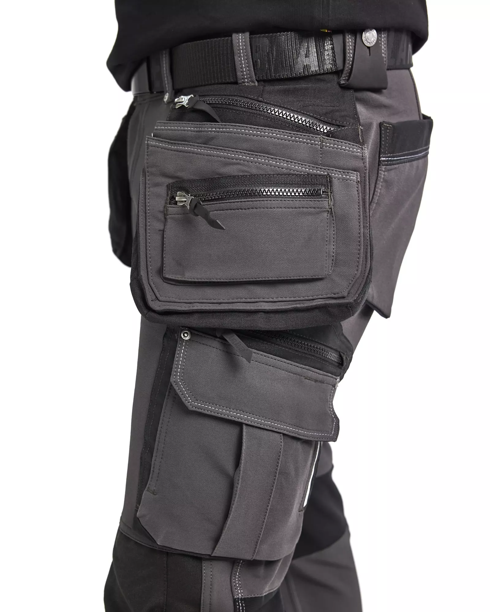 Blaklader 199816449899, X1900 4-Way Stretch Craftsman Work Trousers, Dark Grey/Black, image 8