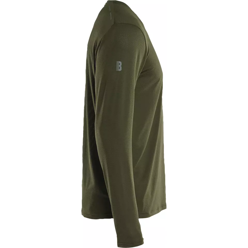 Blåkläder 342311264209, Functional UV Protection Long Sleeve Shirt, Forest Green, image 2, gallery thumbnail