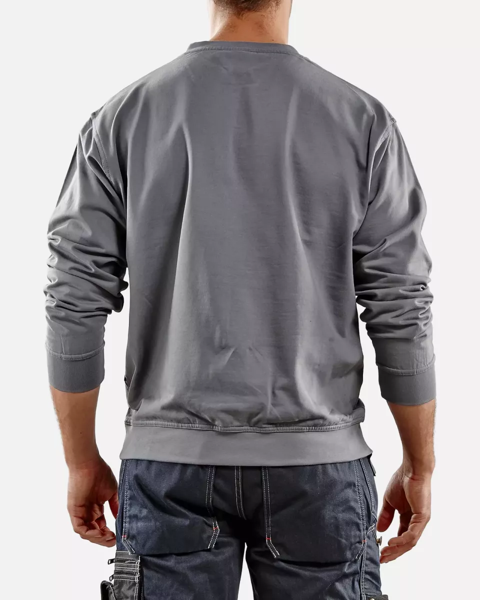 Blaklader 334011589400, Sweatshirt, Grey, image 5, gallery thumbnail