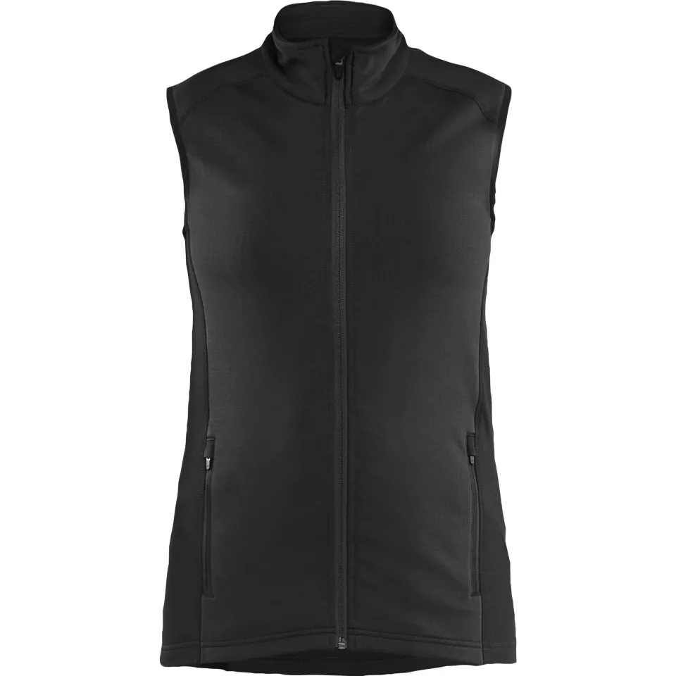 Blaklader 474625399900, STRIKER Ladies Fleece Vest, Black, image 1, gallery thumbnail