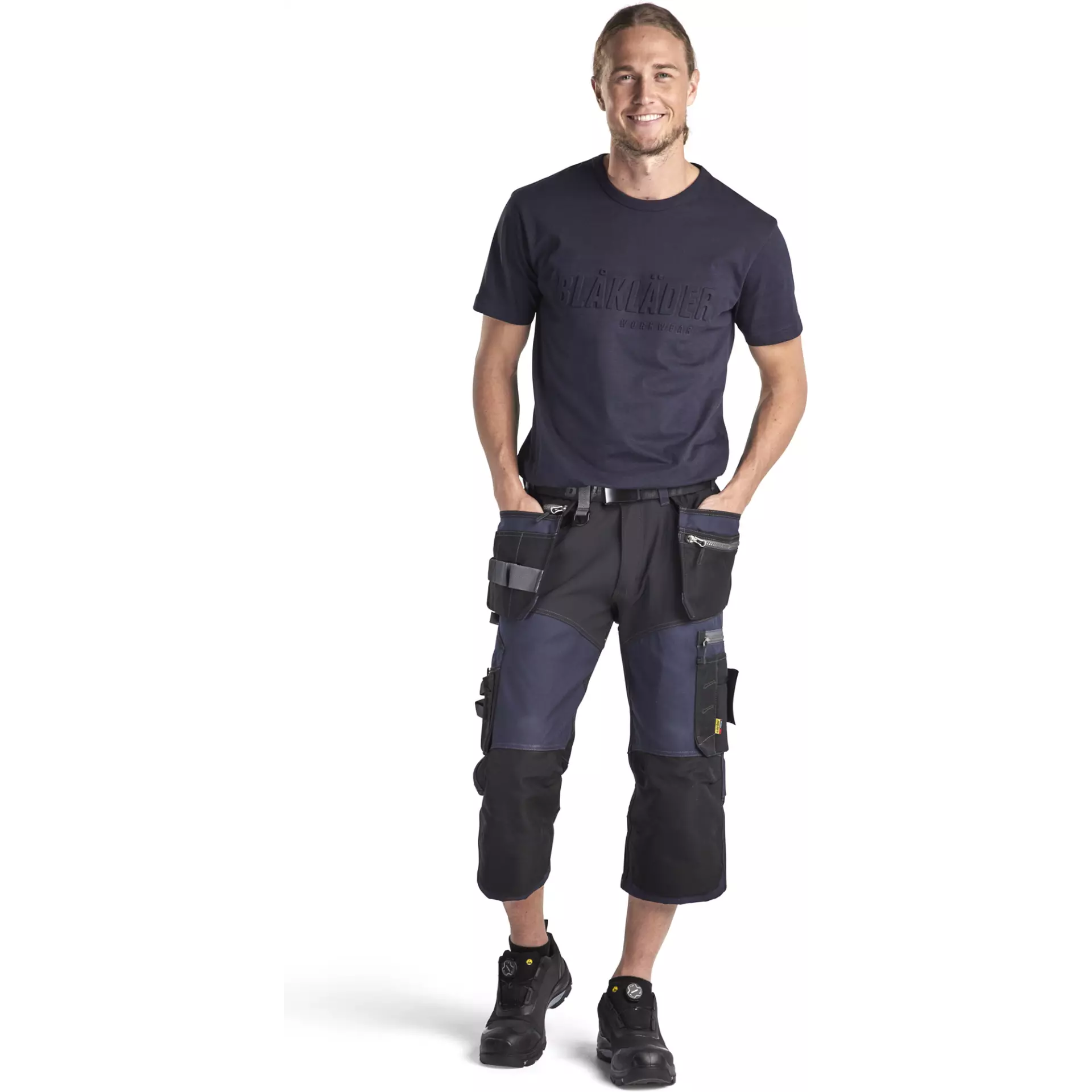Blaklader 159713438699, Stretch Pirate Trousers, Dark Navy/Black, image 5