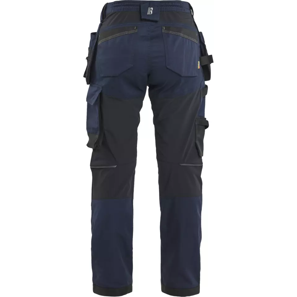 Blaklader 713218328600, Damen Stretch Handwerker Arbeitshose, Dunkel Marineblau, image 3, gallery thumbnail