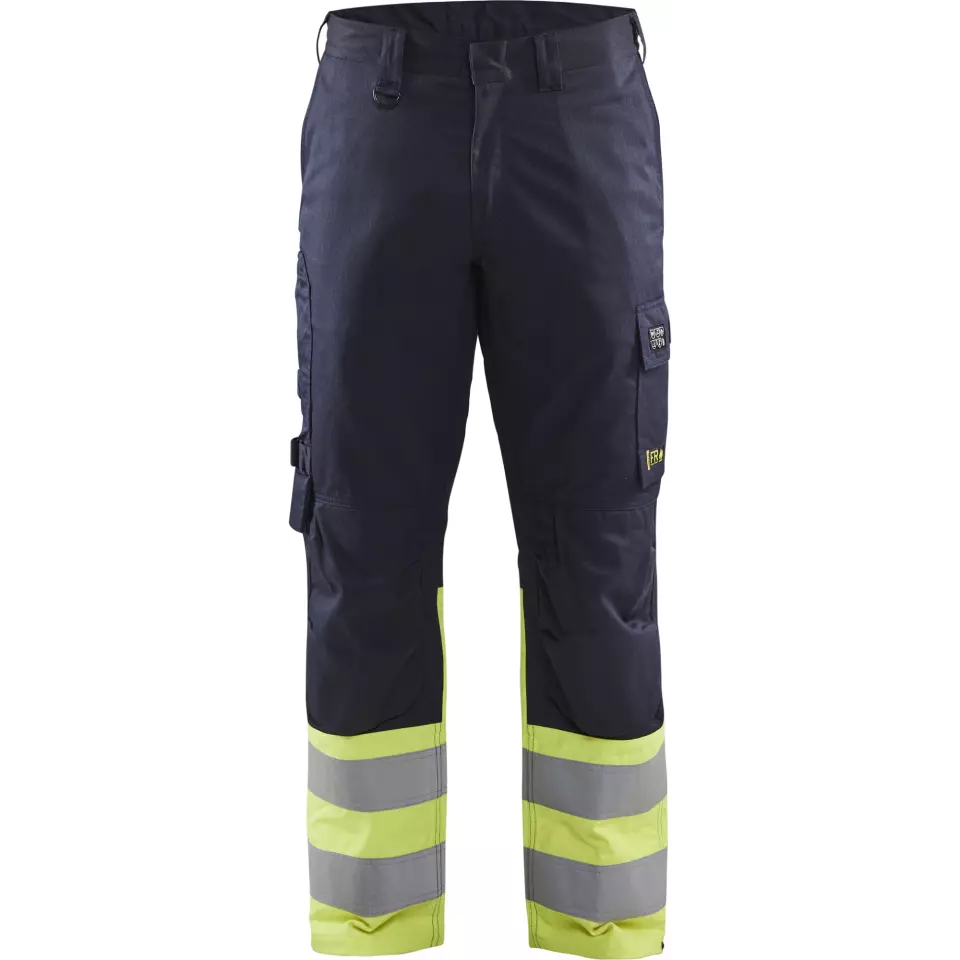 Blåkläder 170515198933, Stahl Work Trousers, Navy/Yellow, image 1, gallery thumbnail