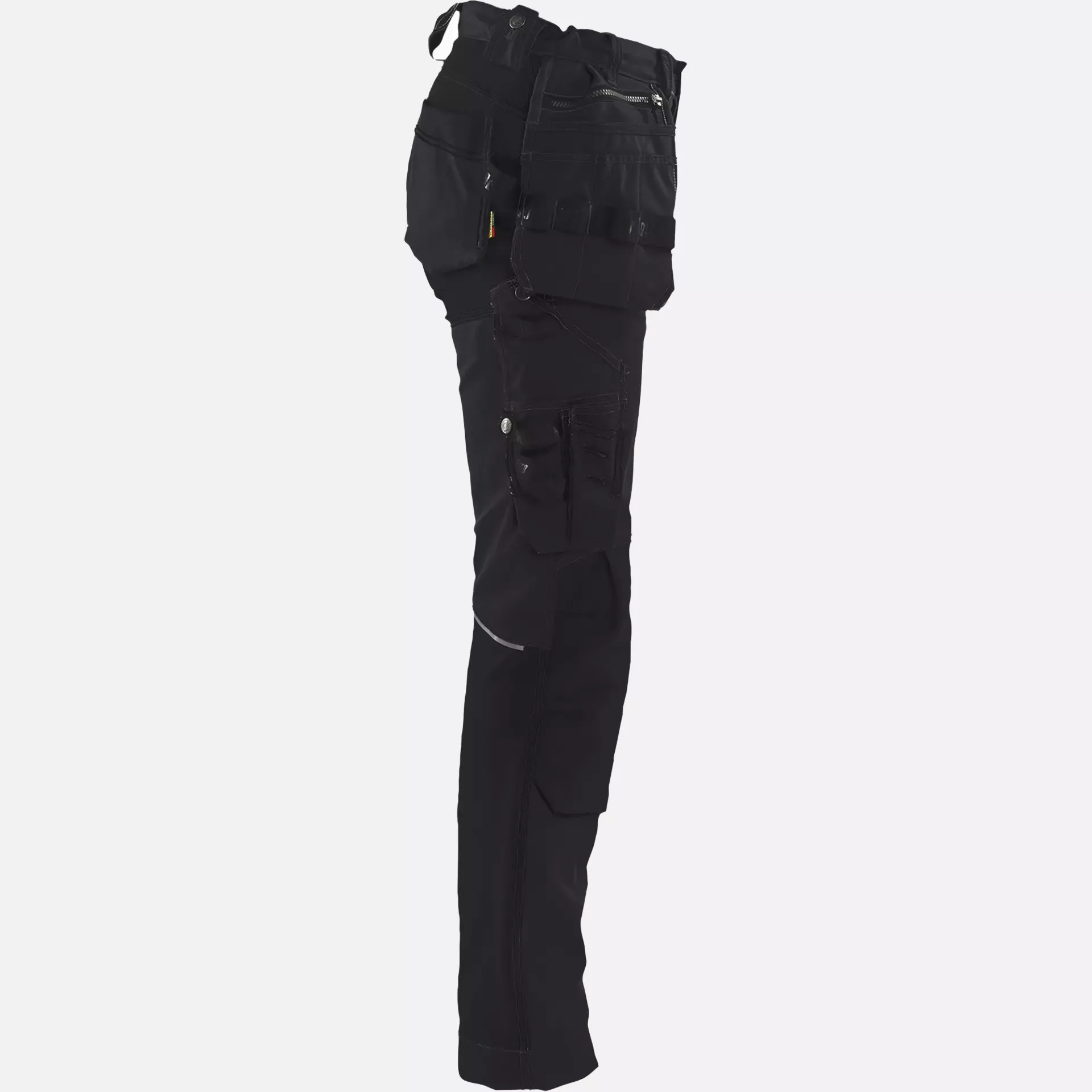 Blaklader 713013709999, Ladies Stretch Craftsman Work Trousers, Black, image 2