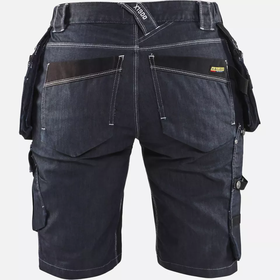 Blaklader 799211418999, Damen Handwerker Shorts X1900 Stretch, Marineblau/Schwarz, image 4, gallery thumbnail