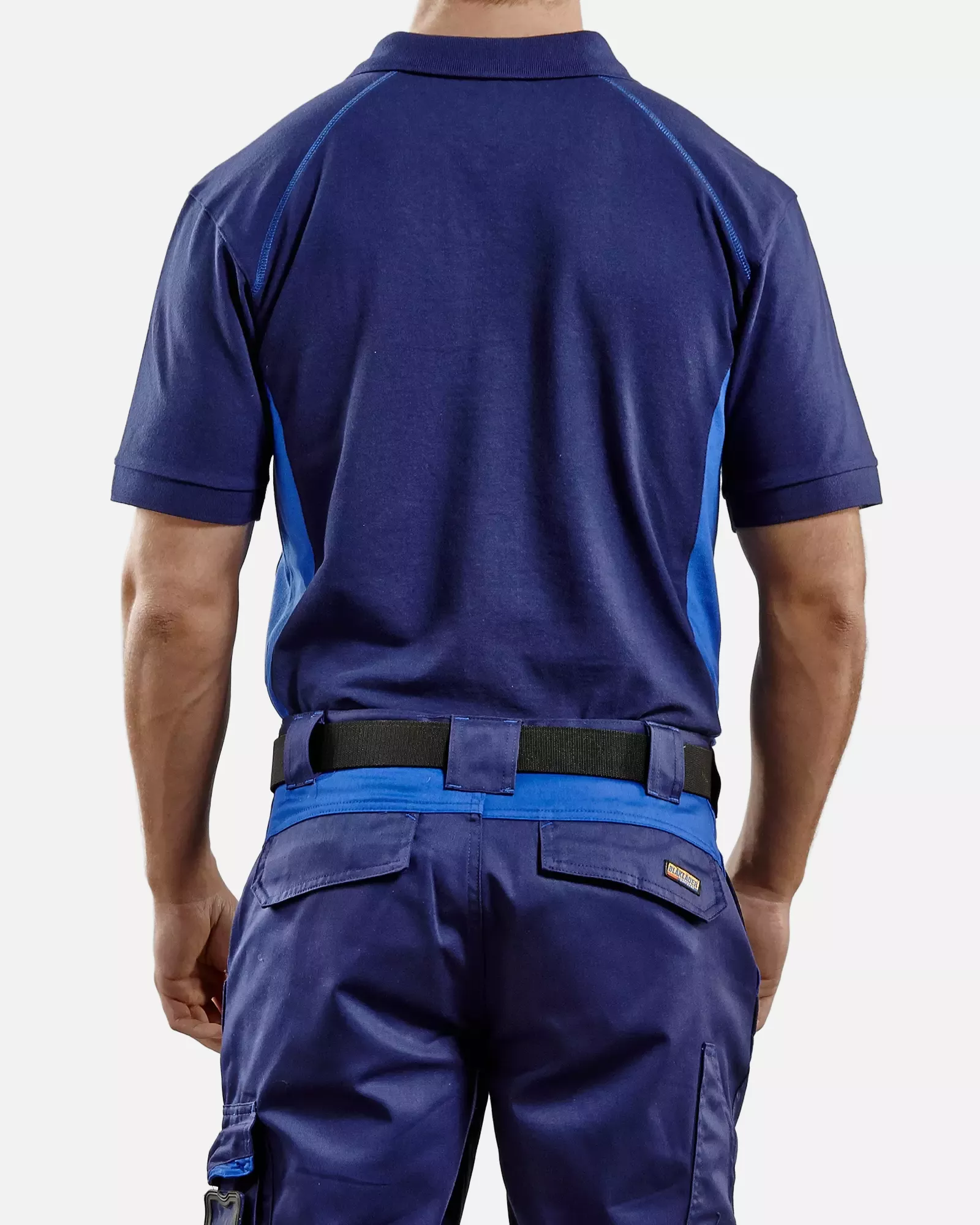 Blaklader 332410508985, Polo Shirt, Navy Blue/Royal Blue, image 6
