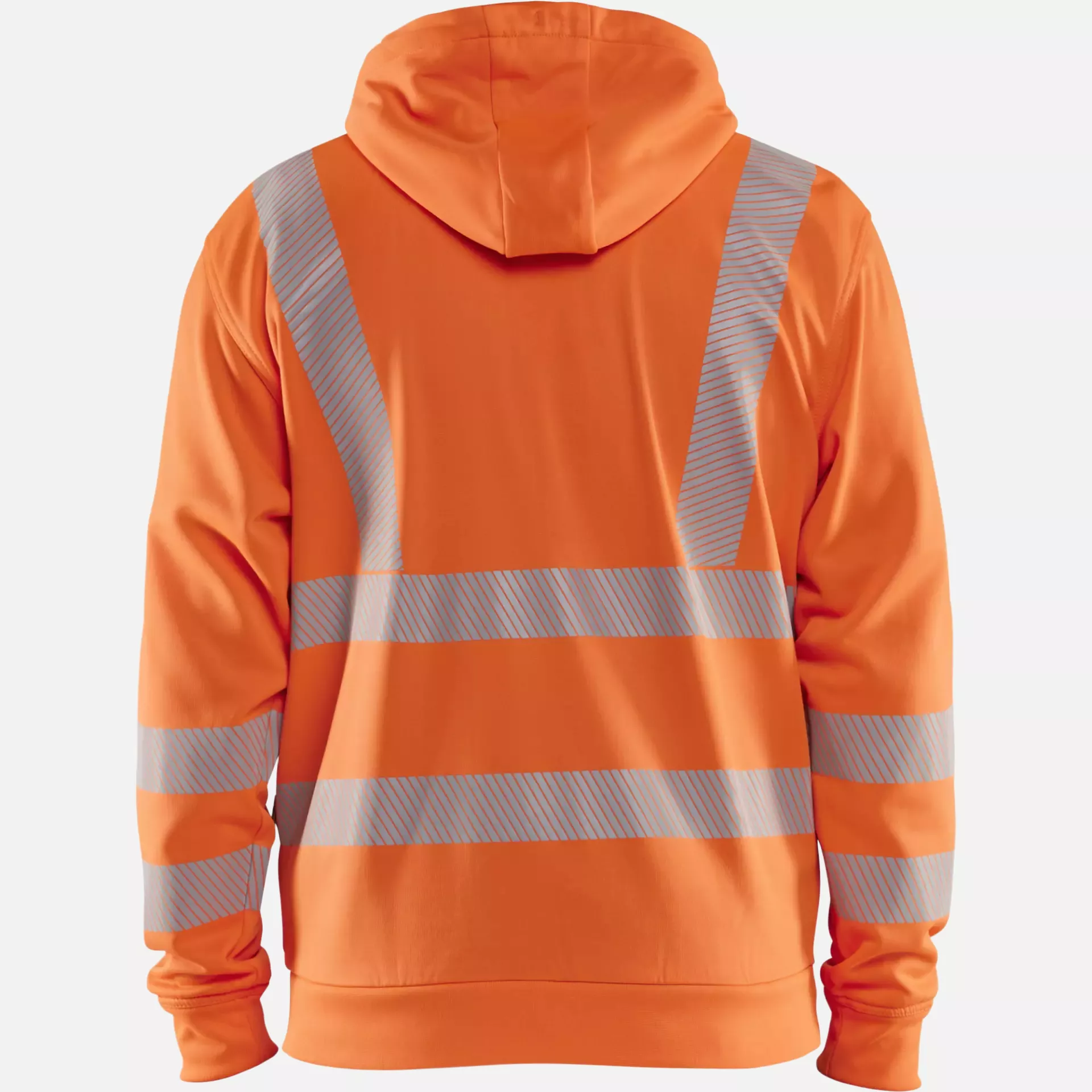 Blaklader 356525385300, High Vis Hooded Sweatshirt with Zip, Orange, image 4