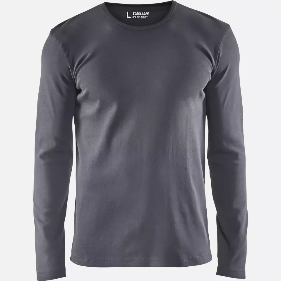 Blaklader 331410329400, Long Sleeve T-Shirt, Grey, image 1, gallery thumbnail