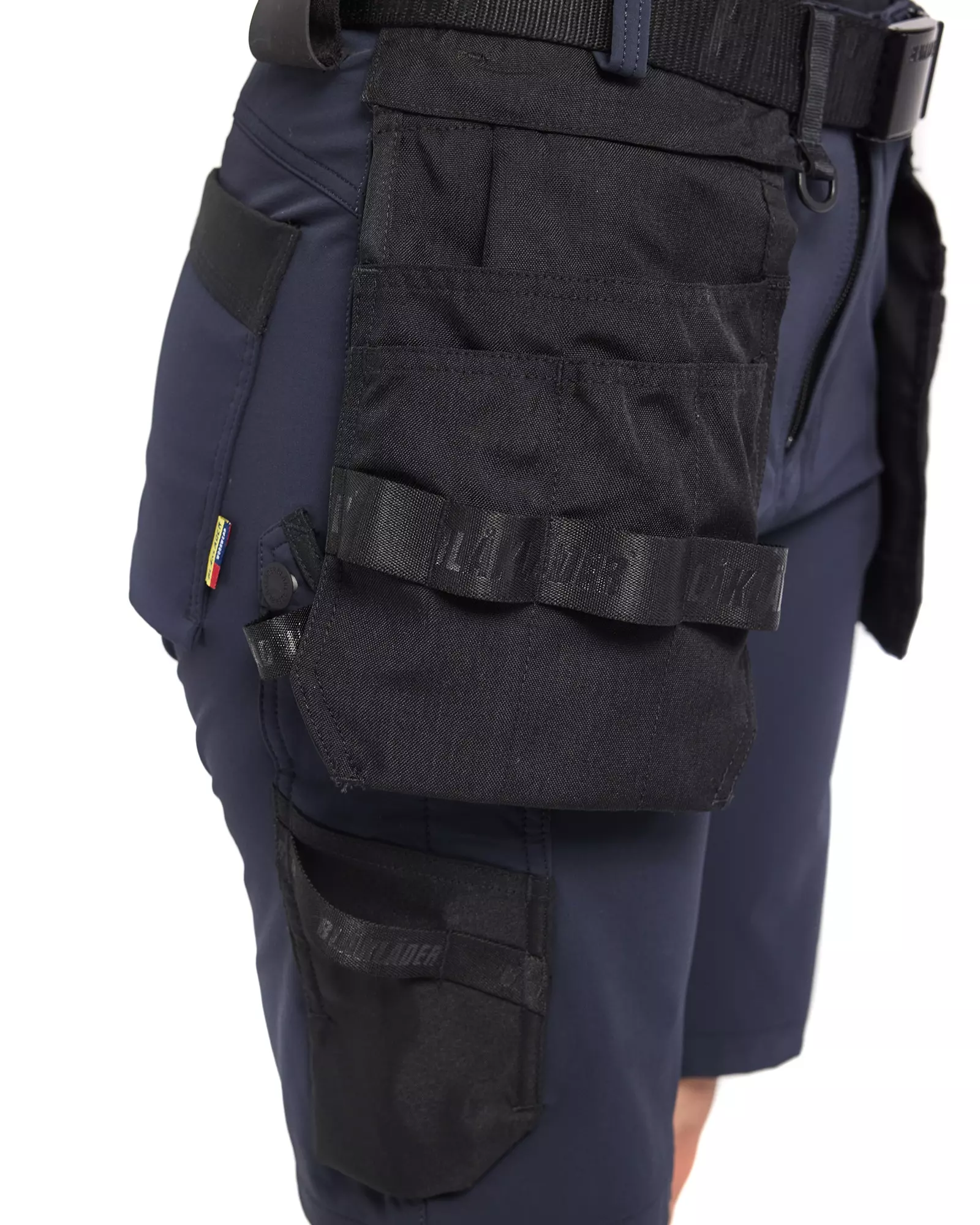 Blaklader 712416458699, Women's 4-Way Stretch Craftsman Shorts, Dark Navy/Black, image 6