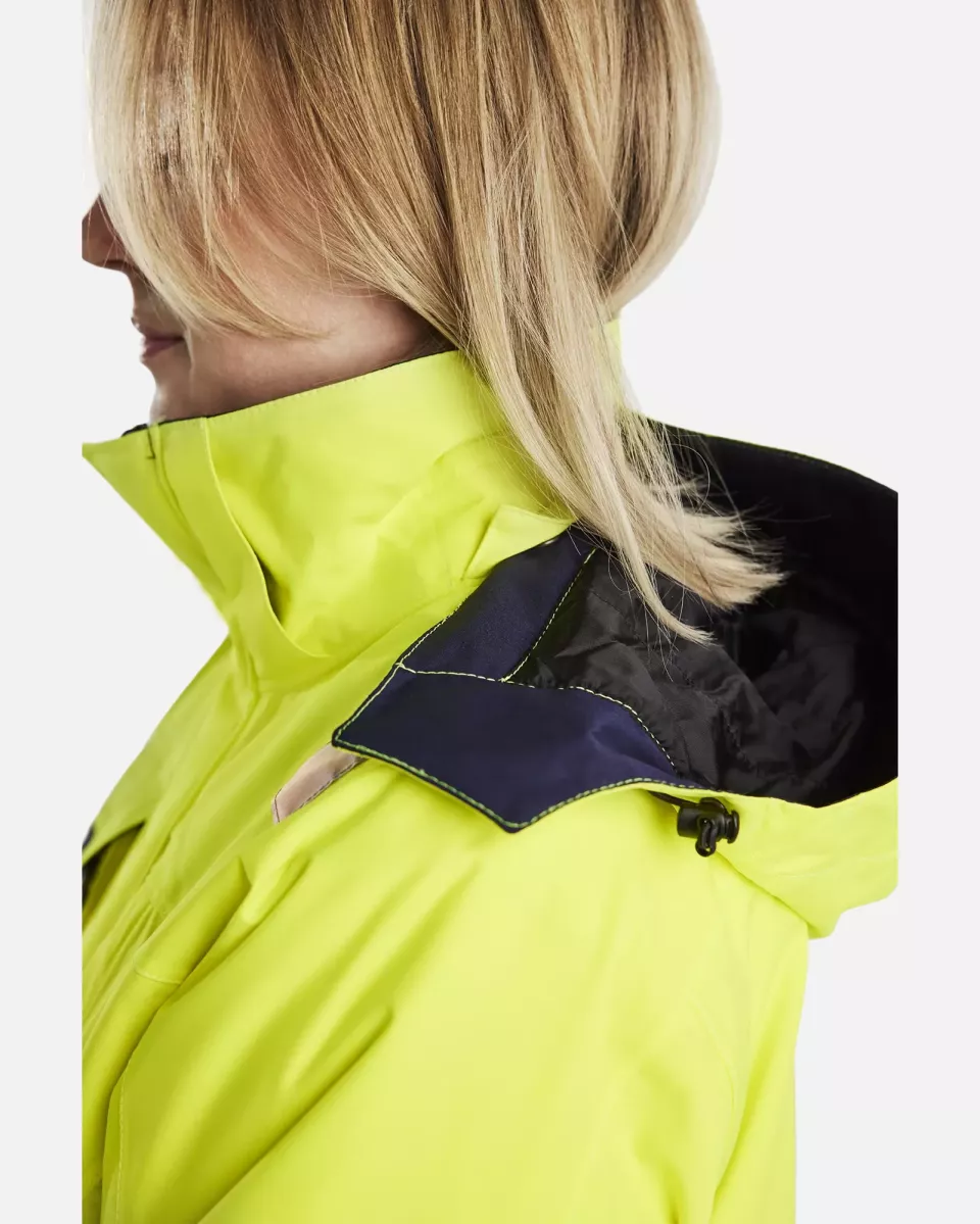 Blaklader 487219873389, High Vis Women's Winter Jacket, Yellow/Navy Blue, image 6, gallery thumbnail