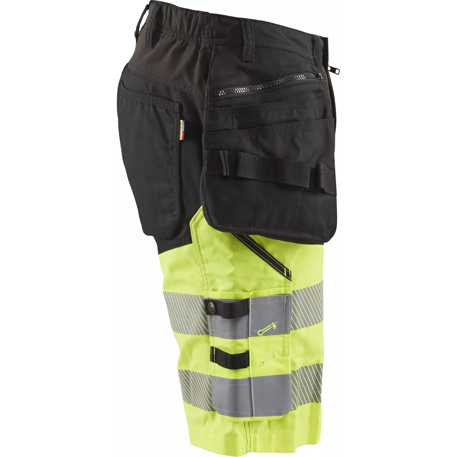 Blaklader 159618119933, High Vis Stretch Shorts, Schwarz/Gelb, image 2